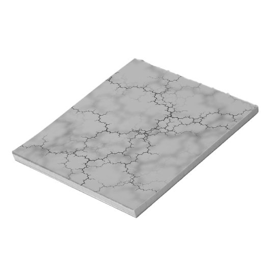 Dark Grey Marble Pattern Notitieblok (Linkerzijde)