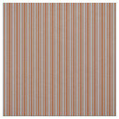 Dark Grey & Sienna Lines Stof (Swatch)