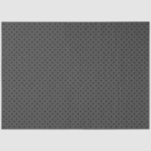 Dark Grey With Black Polka Dots Tissuepapier (Voorkant)