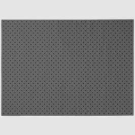Dark Grey With Black Polka Dots Tissuepapier