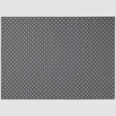 Dark Grey With White Polka Dots Tissuepapier (Voorkant)