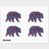 Dark Grizzly Beer Starscape Sticker (Vel)