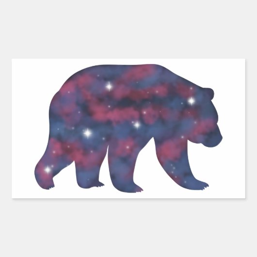 Dark Grizzly Beer Starscape Sticker (Voorkant)