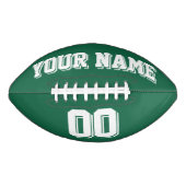 DARK GROEN EN WITTE Football (Voorkant)