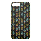 Dark Grunge Cactus Pattern Case-Mate iPhone Case (Achterkant)