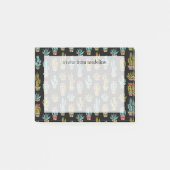 Dark Grunge Cactus Pattern Post-it® Notes (Voorkant)