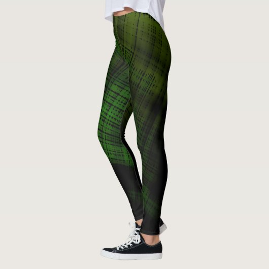 Dark Grunge Plaid Leggings (Links)
