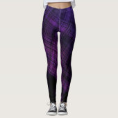 Dark Grunge Plaid Leggings (Voorkant)