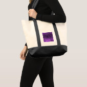 Dark Grunge - Purple Tote Bag (Voorkant (product))
