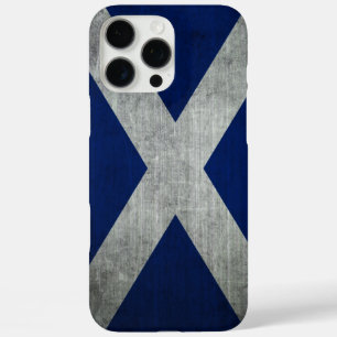 Dark Grunge Scotland Flag iPhone 16 Pro Max Hoesje