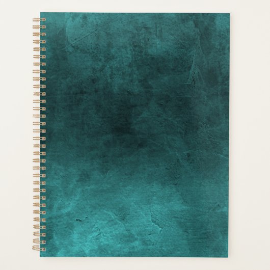 Dark Grunge - Teal Planner (Voorkant)