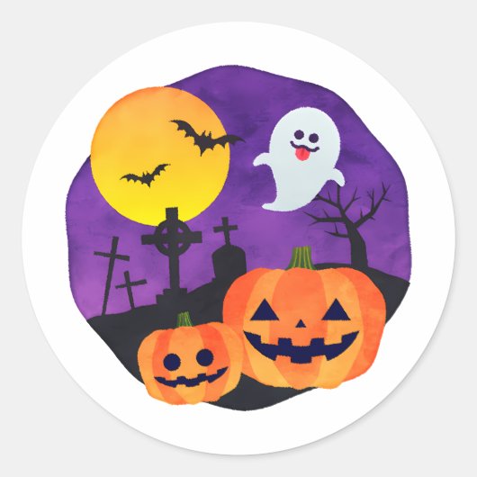 Dark Halloween Aesthetic Stickers (Voorkant)