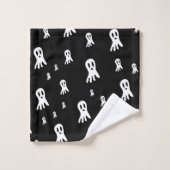 Dark Halloween Ghosts Bad Handdoek (Wasdoekje)