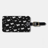 Dark Halloween Ghosts Bagagelabel (Voorkant horizontaal)