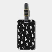 Dark Halloween Ghosts Bagagelabel (Voorkant verticaal)