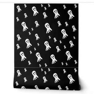 Dark Halloween Ghosts Behang
