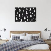 Dark Halloween Ghosts Canvas Afdruk (Insitu (Slaapkamer))