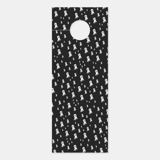 Dark Halloween Ghosts Deurhanger (Voorkant)