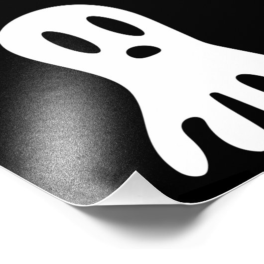 Dark Halloween Ghosts Foto Afdruk (Hoek)