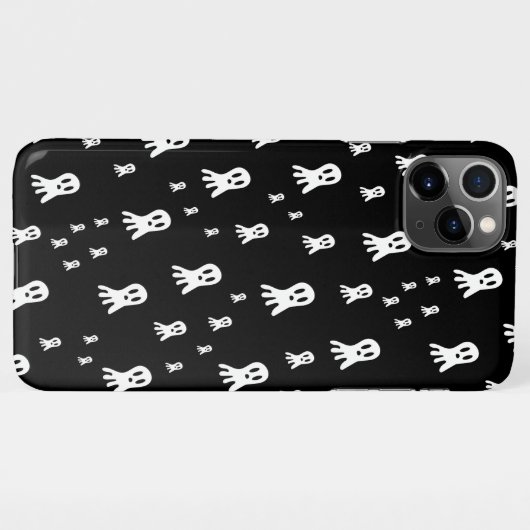 Dark Halloween Ghosts iPhone Hoesje (Achterkant horizontaal)
