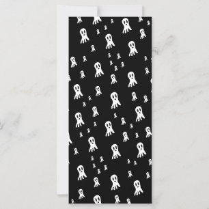 Dark Halloween Ghosts Kaart