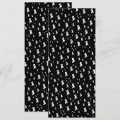 Dark Halloween Ghosts Kaart (Voorkant / Achterkant)