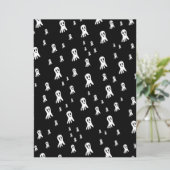 Dark Halloween Ghosts Kaart (Staand voorkant)