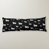 Dark Halloween Ghosts Lichaamskussen (Achterkant)