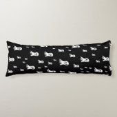 Dark Halloween Ghosts Lichaamskussen (Voorkant)