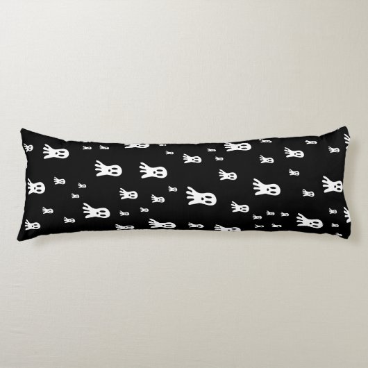 Dark Halloween Ghosts Lichaamskussen (Voorkant)