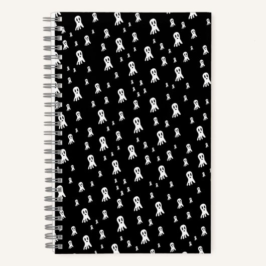 Dark Halloween Ghosts Notitieboek (Voorkant)