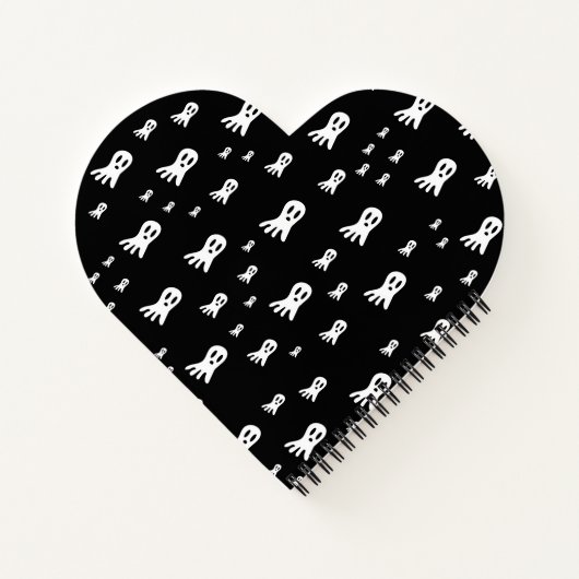 Dark Halloween Ghosts Notitieboek (Achterkant)