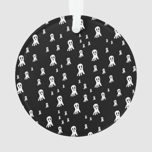 Dark Halloween Ghosts Ornament (achterkant)
