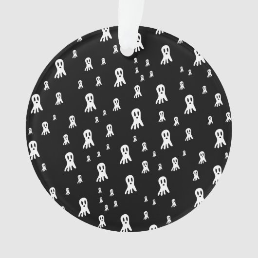 Dark Halloween Ghosts Ornament (voorkant)