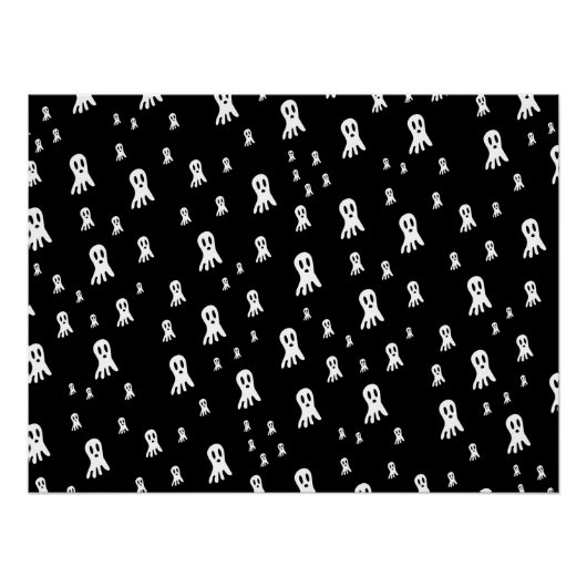 Dark Halloween Ghosts Perfect Poster (Voorkant)