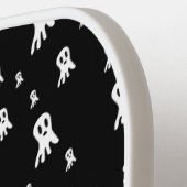 Dark Halloween Ghosts Pickleball Paddle (Links Detail)
