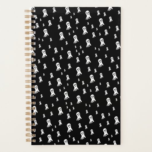 Dark Halloween Ghosts Planner (Voorkant)