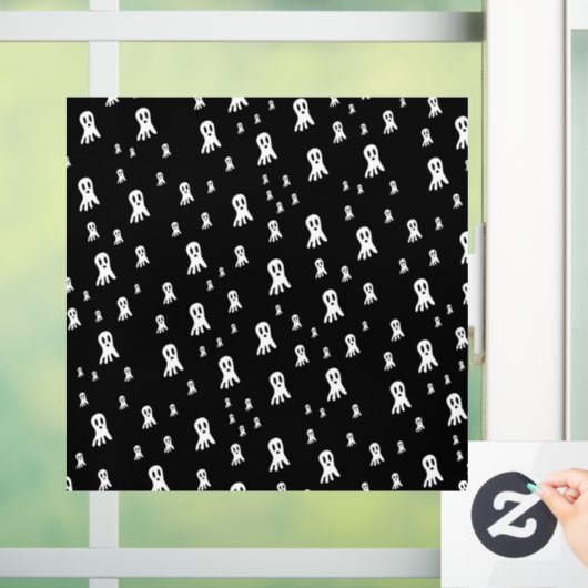 Dark Halloween Ghosts Raamsticker (Huis)