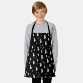 Dark Halloween Ghosts Schort (Gedragen)