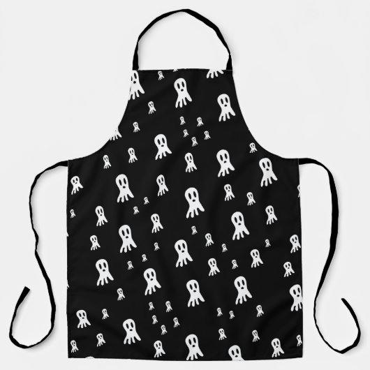 Dark Halloween Ghosts Schort (Voorkant)