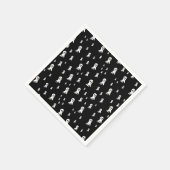 Dark Halloween Ghosts Servet (Hoek)