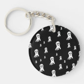 Dark Halloween Ghosts Sleutelhanger (Voorkant)
