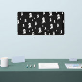 Dark Halloween Ghosts Spandoek (Beurs)