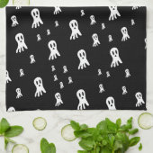 Dark Halloween Ghosts Theedoek (Gevouwen)