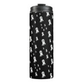 Dark Halloween Ghosts Thermosbeker (Voorkant)