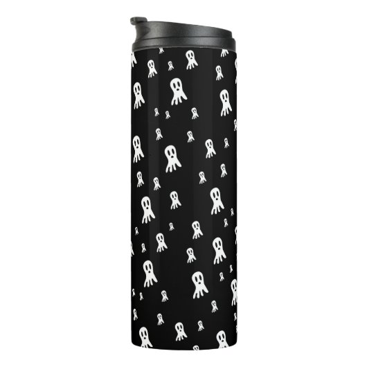 Dark Halloween Ghosts Thermosbeker (Geroteerd rechts)