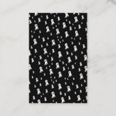 Dark Halloween Ghosts Visitekaartje (Voorkant)