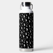 Dark Halloween Ghosts Waterfles (Voorkant)