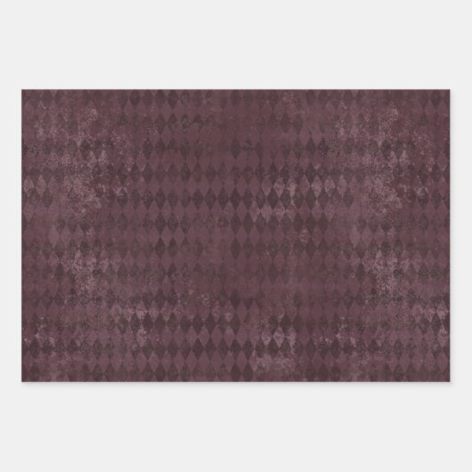 Dark Harlequin Trio Inpakpapier Vel (Voorkant 3)