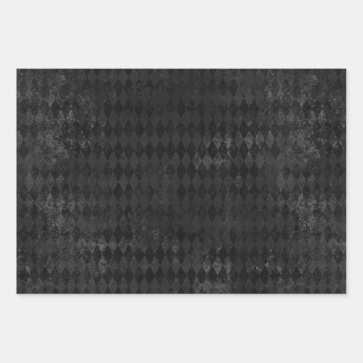 Dark Harlequin Trio Inpakpapier Vel (Voorkant)